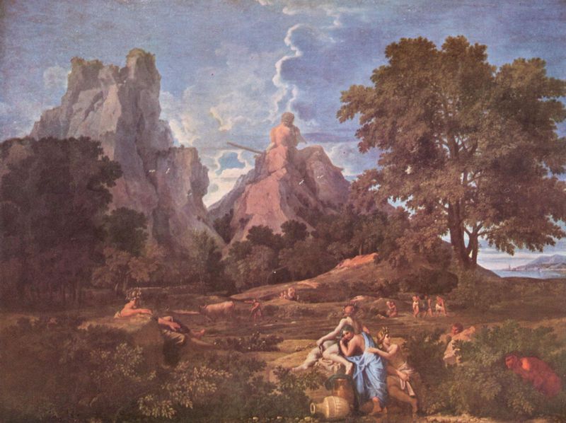 Nicolas Poussin Landschaft mit Polyphem